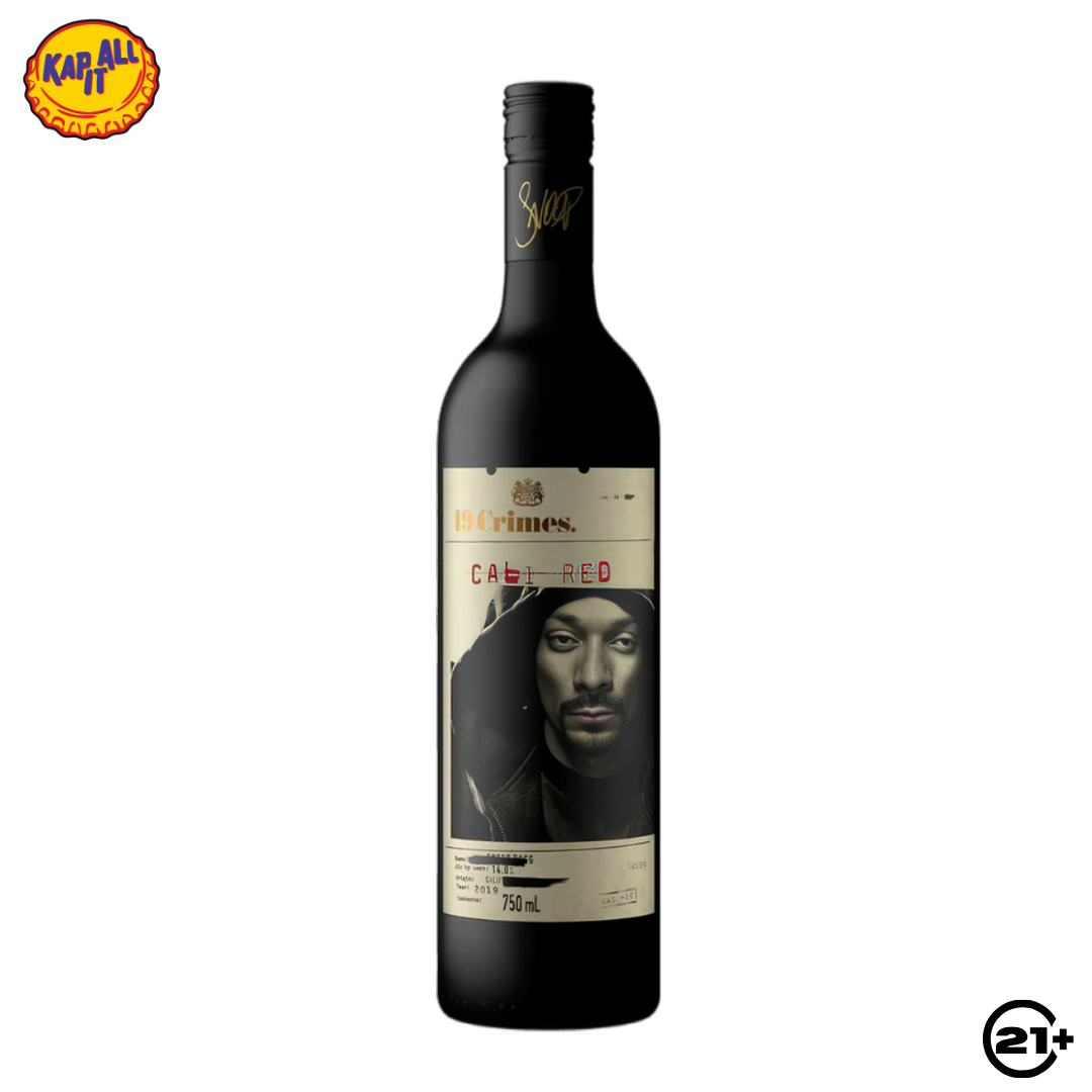 WINE 19 CRIMES CALI RED SNOOP DOG 750ml