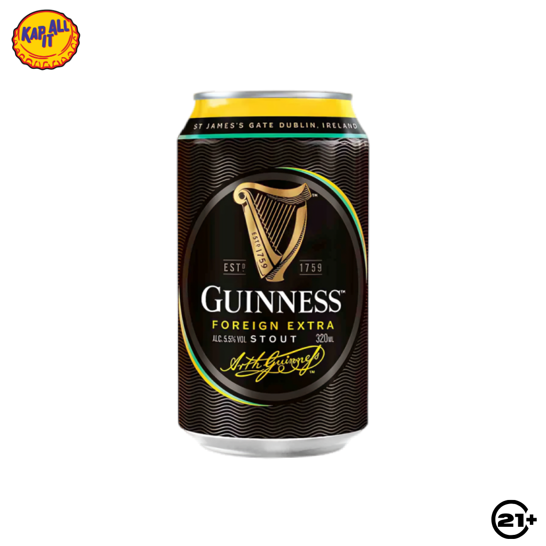 BEER GUINNESS FOREIGN EXTRA STOUT CAN 320ml