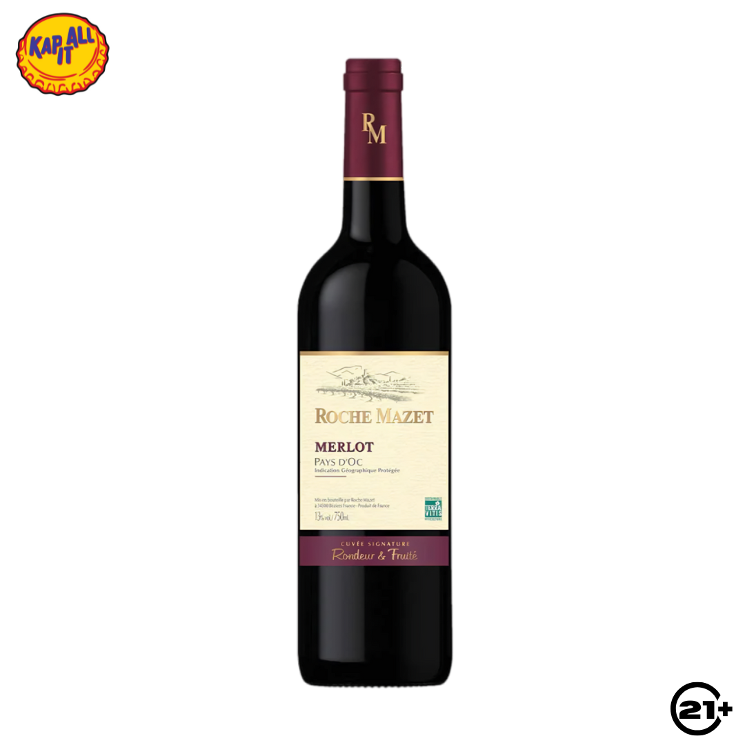 WINE ROCHE MAZET MERLOT 750ml