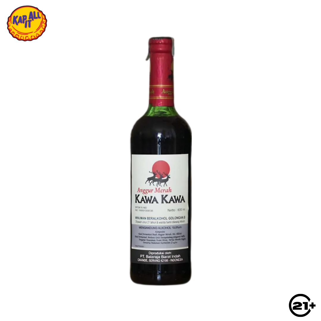 ANGGUR MERAH KAWA KAWA 600ml