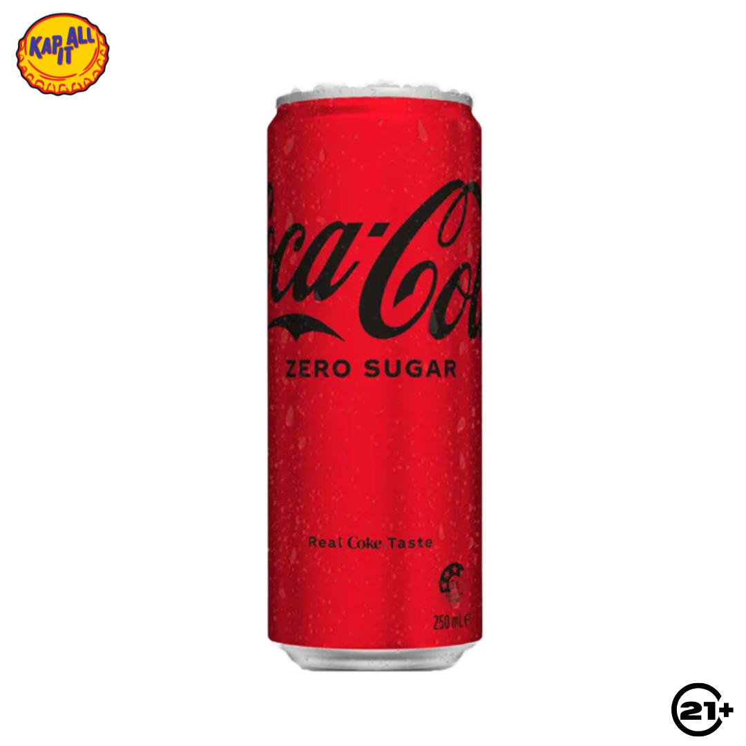 COCA COLA ZERO SUGAR CAN 250ml