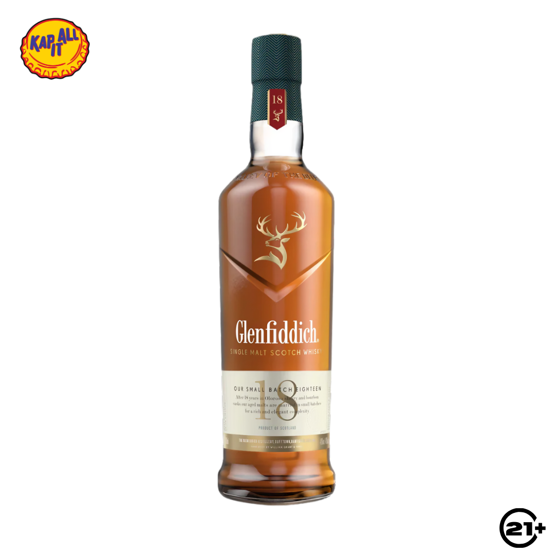 GLENFIDDICH 18 Y.O SINGLE MALT SCOTCH WHISKY 700ml
