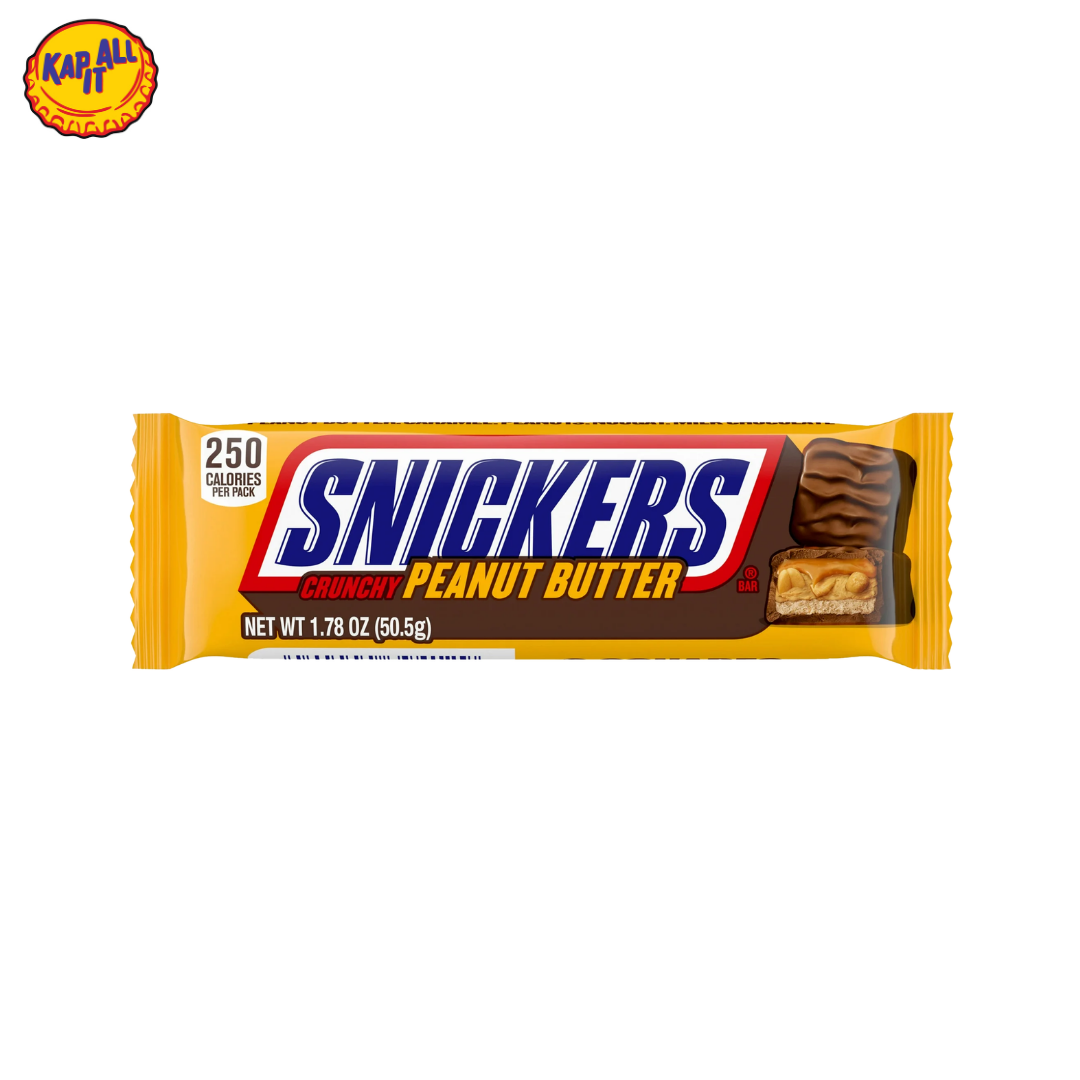 SNICKERS CRUNCHY PEANUT BUTTER CHOCOLATE 50.5g