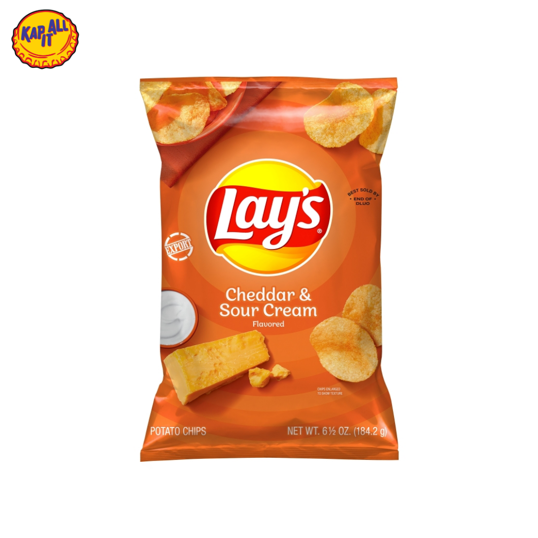 LAYS CHEDDAR & SOUR CREAM 184.2g