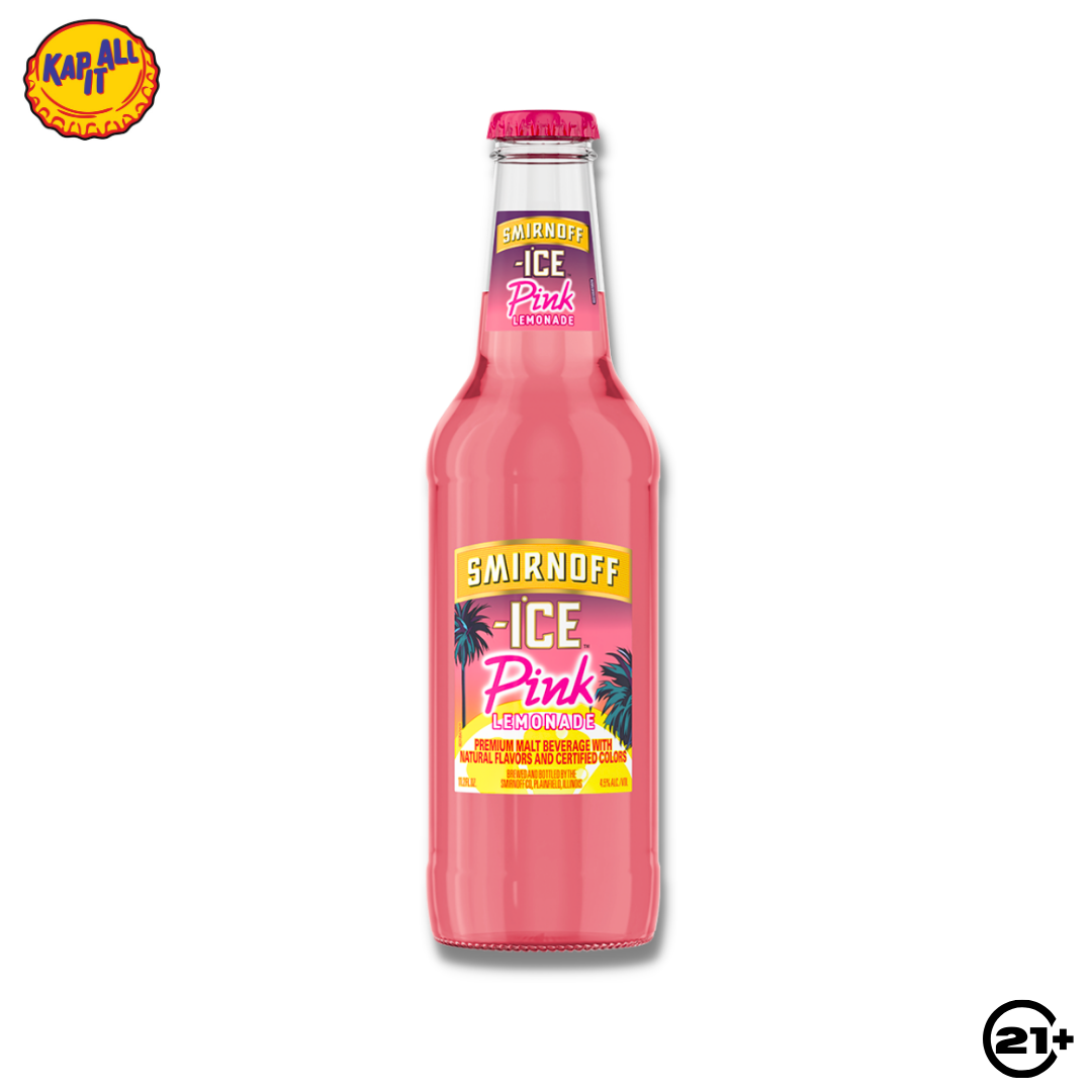 SMIRNOFF ICE PINK LEMONADE PINT 275ml
