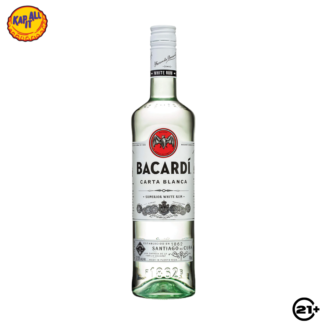 BACARDI LIGHT CARTA BLANCA SUPERIOR WHITE RUM 750ml