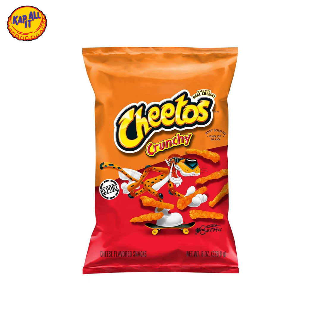 CHEETOS CRUNCHY CHEESE FLAVORED SNACKS 226.8g