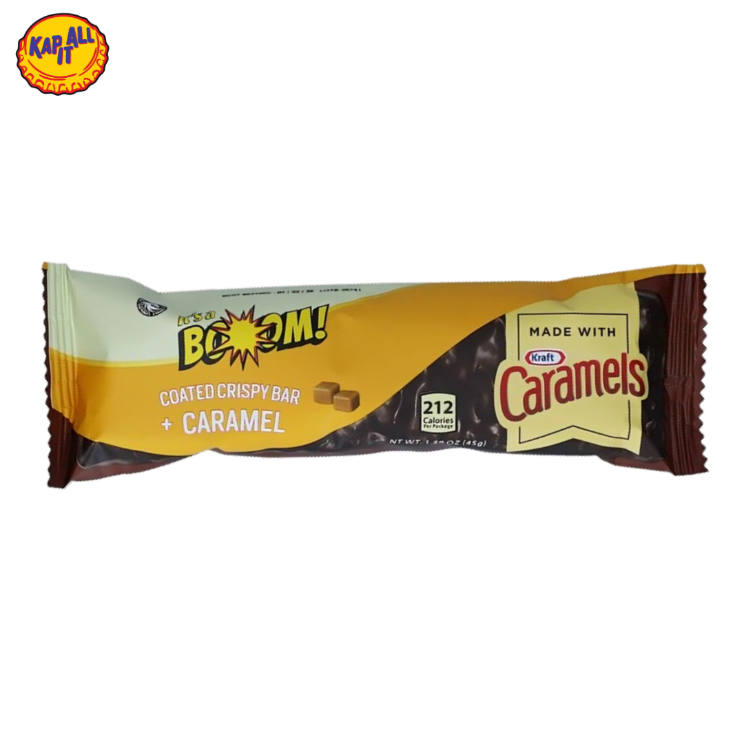 IT'S A BOOM COATED CRISPY BAR CARAMEL 45g