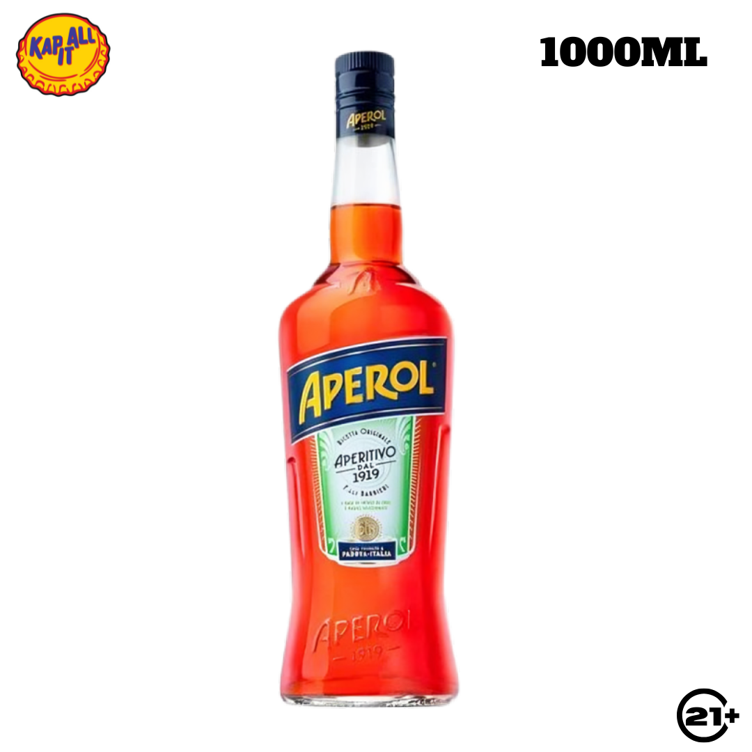 APEROL APERITIVO ORIGINAL ITALIAN LIQUEUR 1000ml