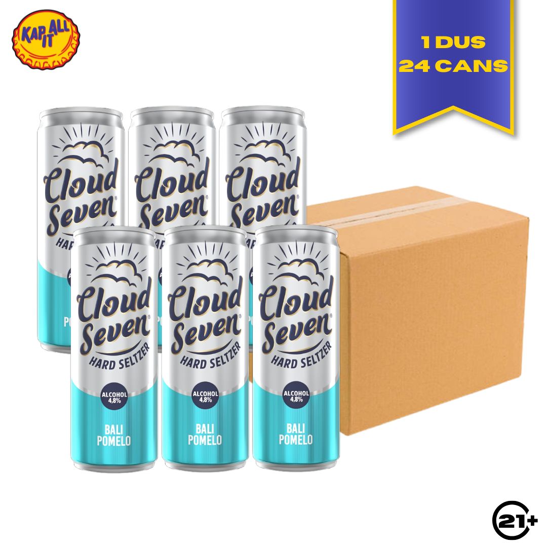 PAKET BEER CLOUD SEVEN BALI POMELO CAN 350ml- 1 DUS (24 CAN)