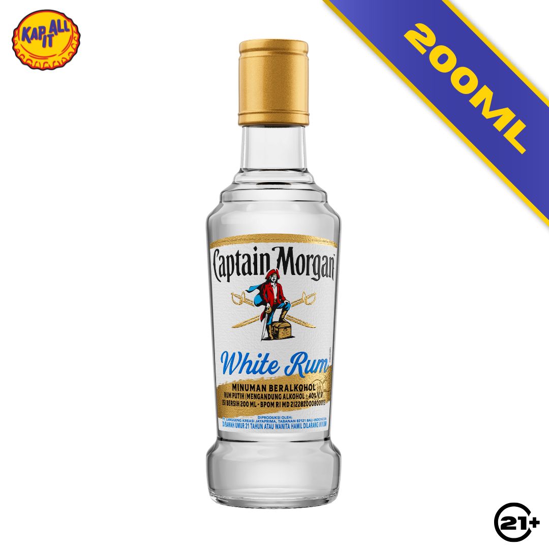CAPTAIN MORGAN WHITE RUM 200ml