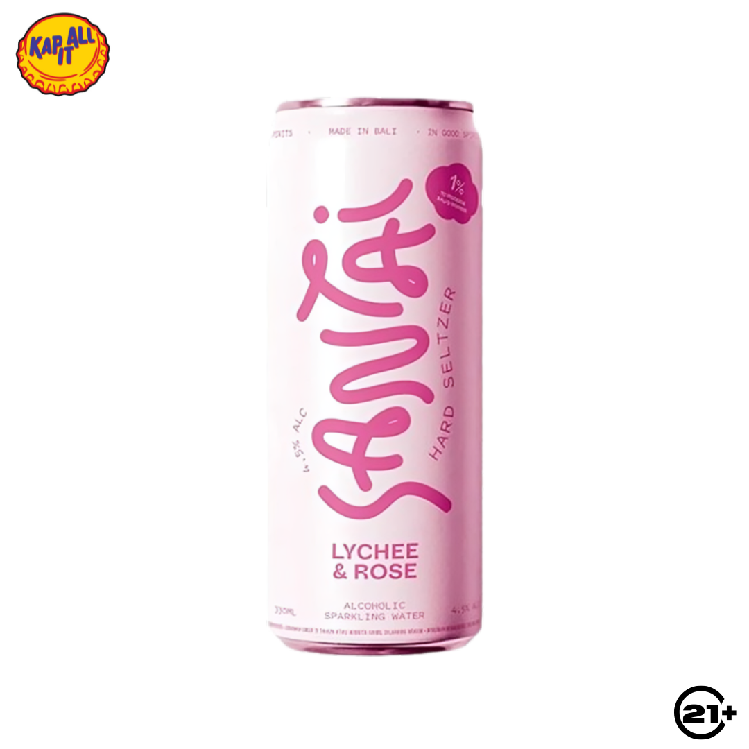 SANTAI LYCHEE ROSE BEER CAN 330ml