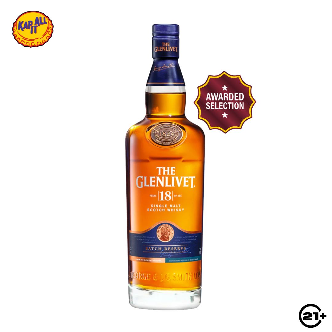 THE GLENLIVET 18 Y.O SINGLE MALT SCOTCH WHISKY 700ml