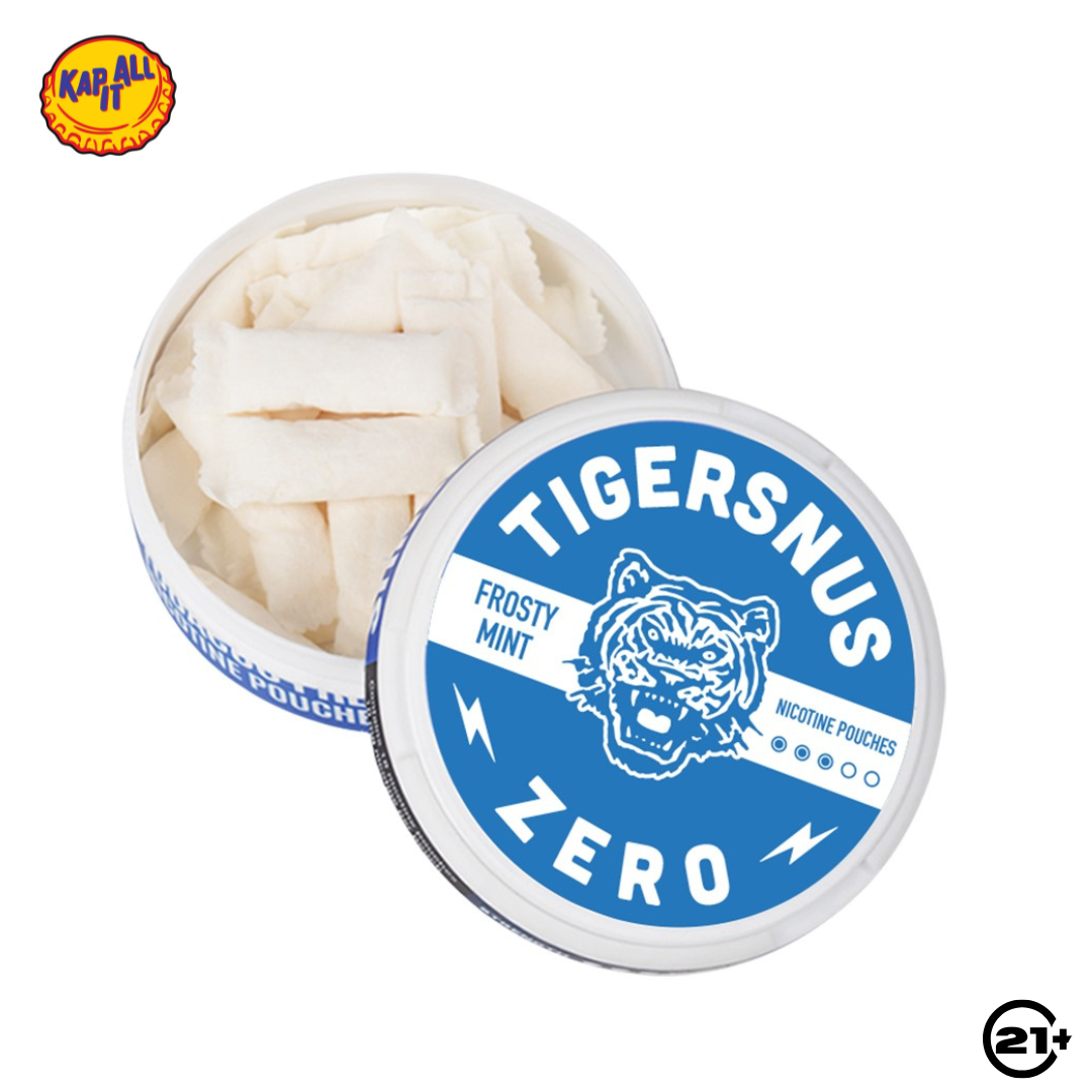 TIGERSNUS ZERO FROSTY MINT - NICOTINE POUCH