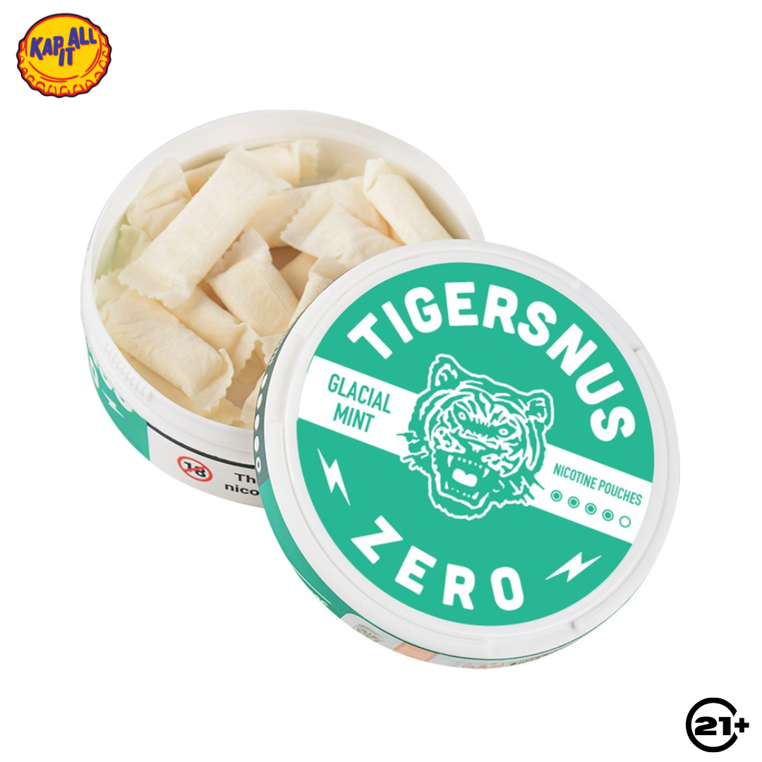 TIGERSNUS ZERO GLACIAL MINT - NICOTINE POUCH