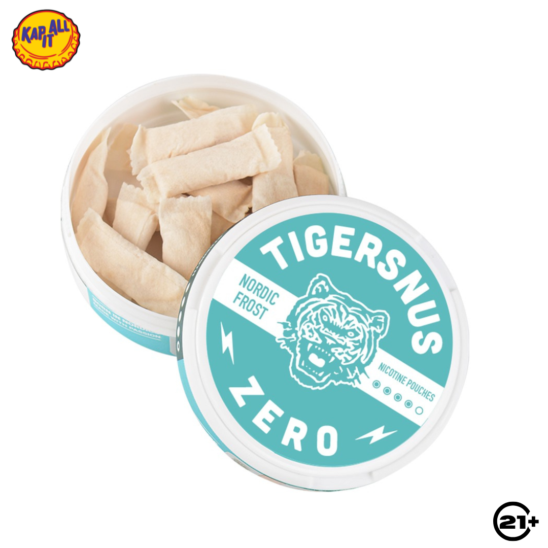 TIGERSNUS ZERO NORDIC FROST - NICOTINE POUCH