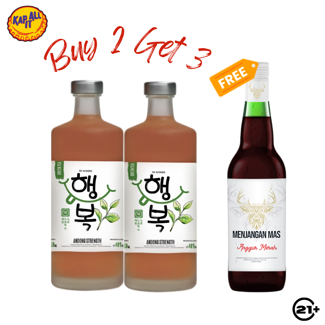 BUY 2 ANDONG STRENGTH FLAVOUR 750ml FREE 1 ANGGUR MENJANGAN MERAH 600ml