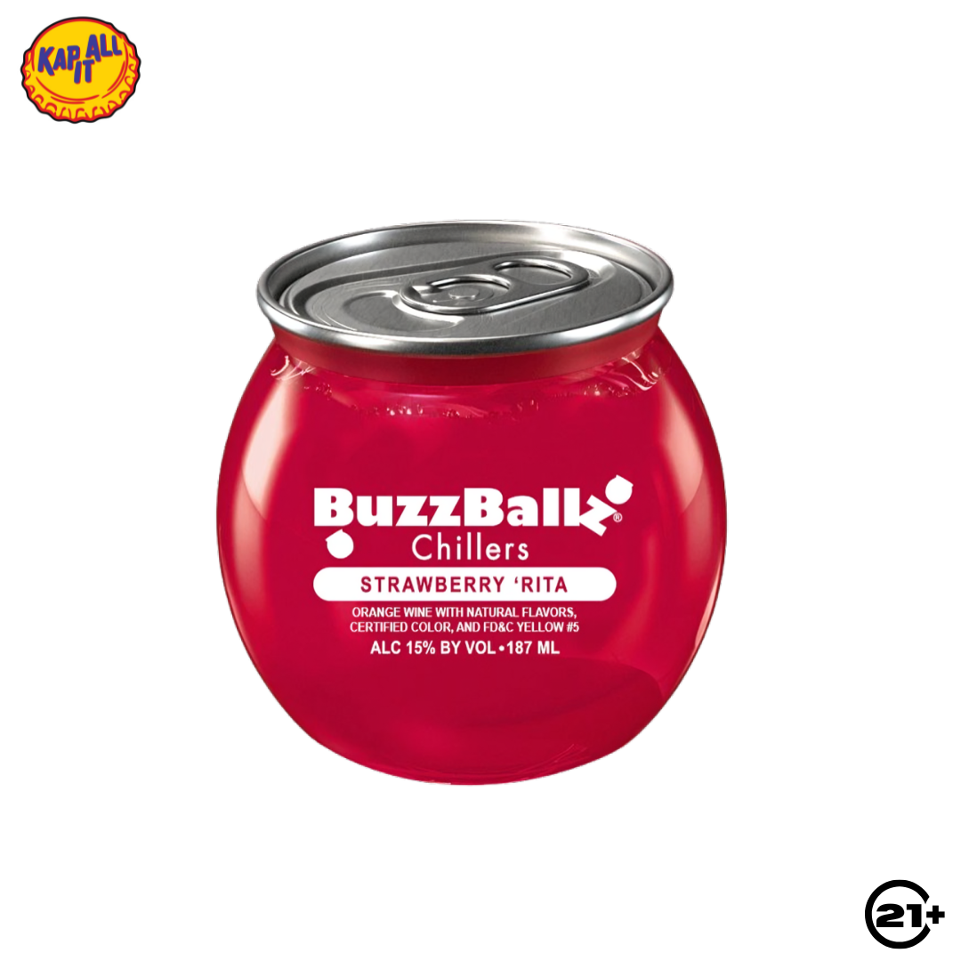 BUZZBALLZ CHILLERS STRAWBERRY RITA 187ml