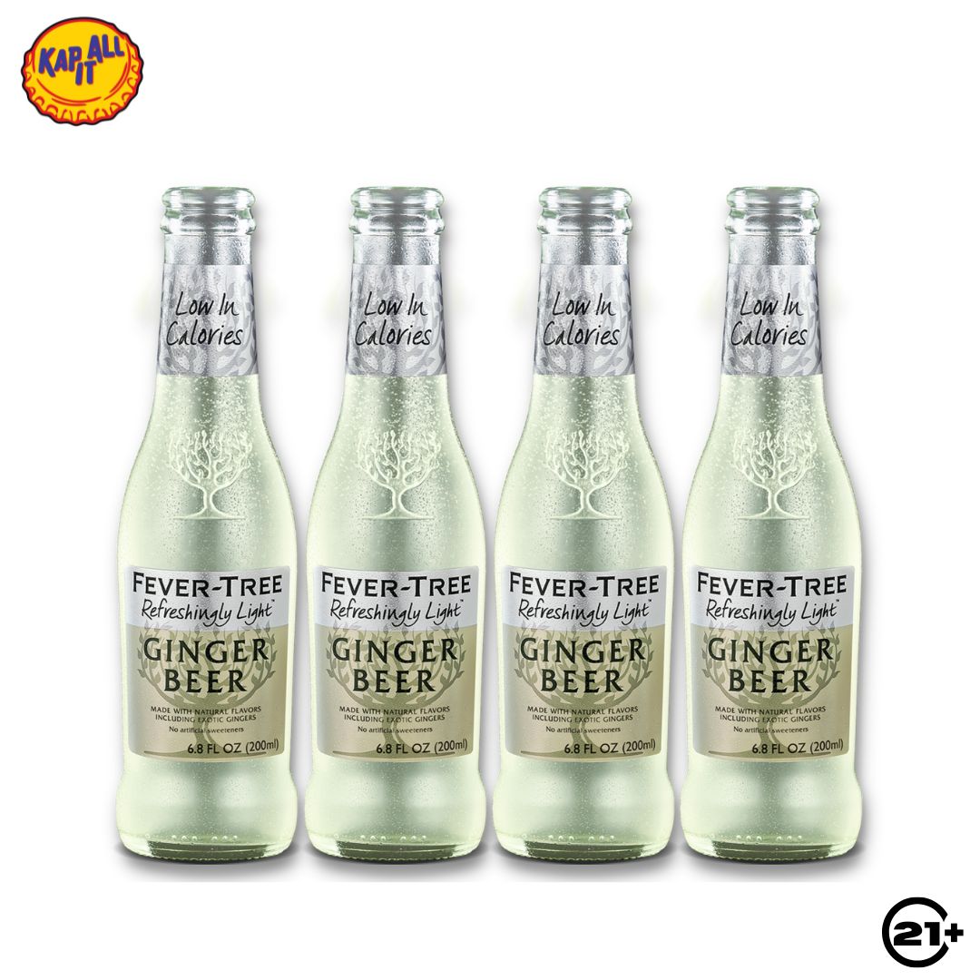 PAKET FEVER TREE GINGER BEER 200ml - 4 BOTTLES