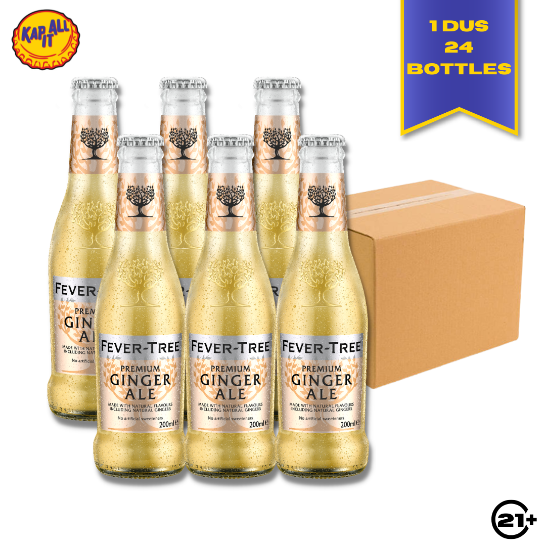 PAKET FEVER TREE PREMIUM GINGER ALE 200ml - 1 DUS (24 BOTTLES)
