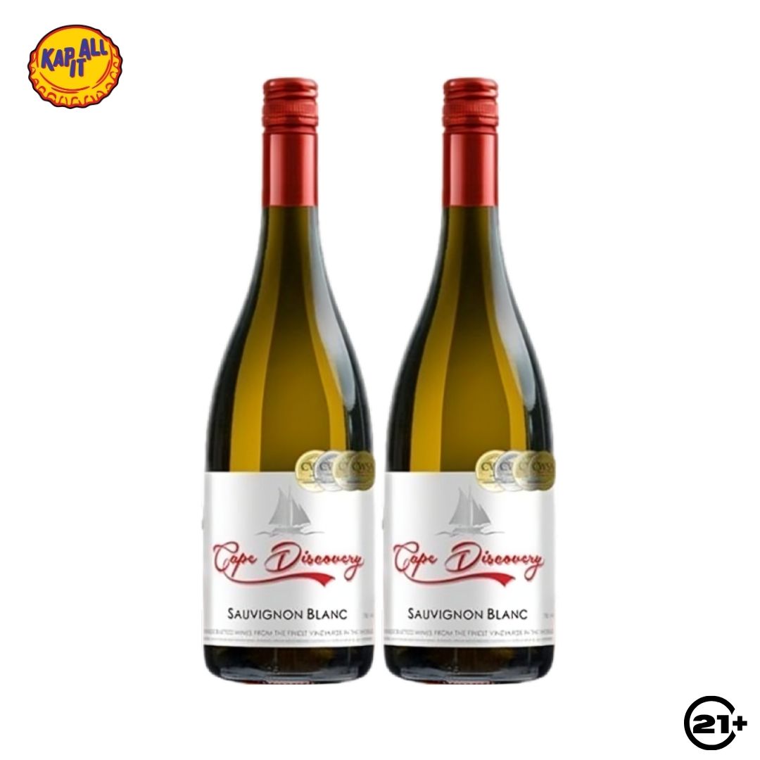 Twin Cape Discovery Sauvignon Blanc Wine 750ml - 2 Bottles