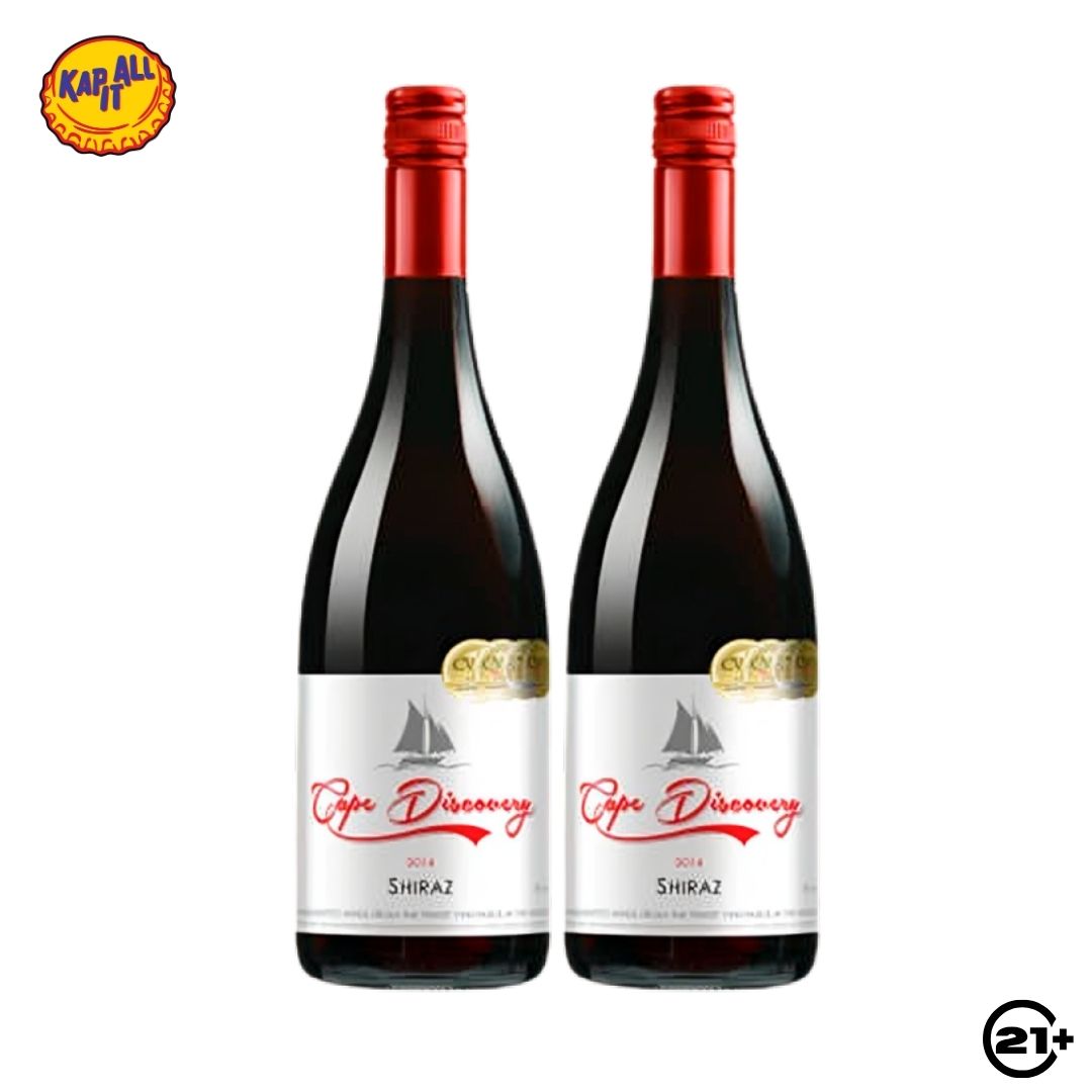 Twin Cape Discovery Shiraz Wine 750ml - 2 Bottles