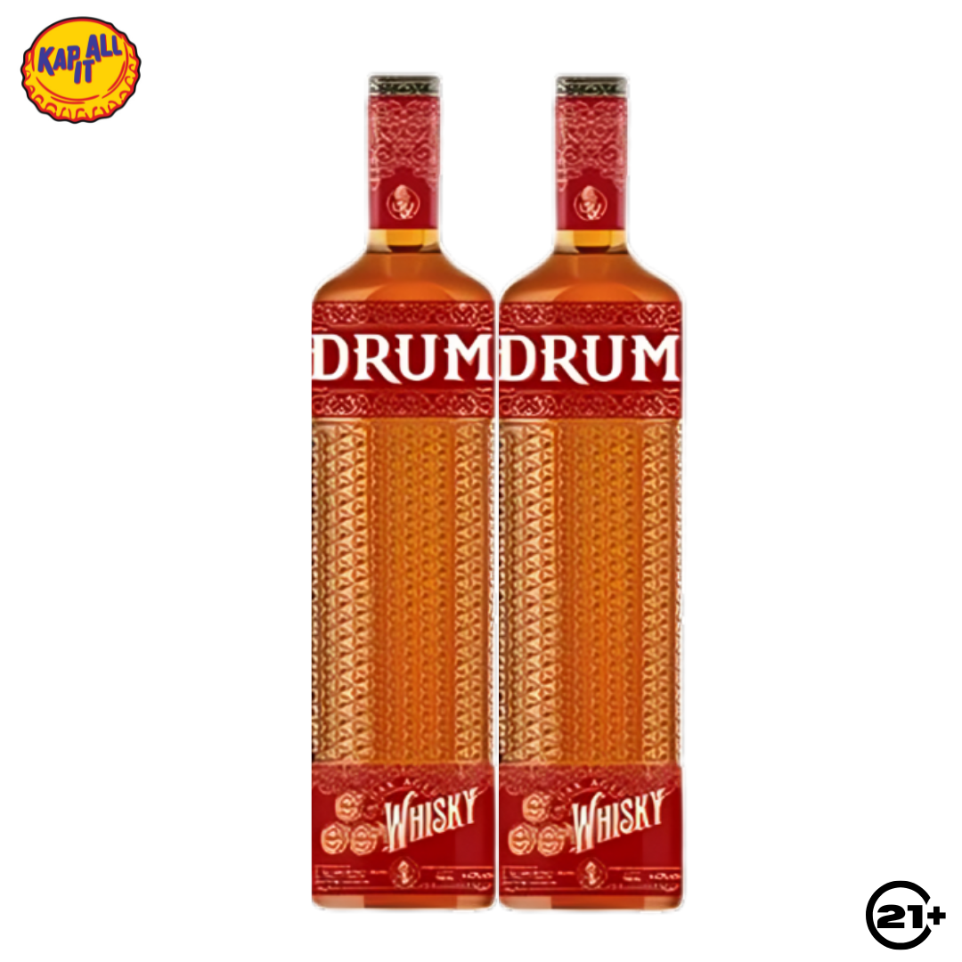 Twin Drum Whisky Red 700ml - 2 Bottles