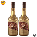 Twin Licor 43 Chocolate 700ml - 2 Bottles
