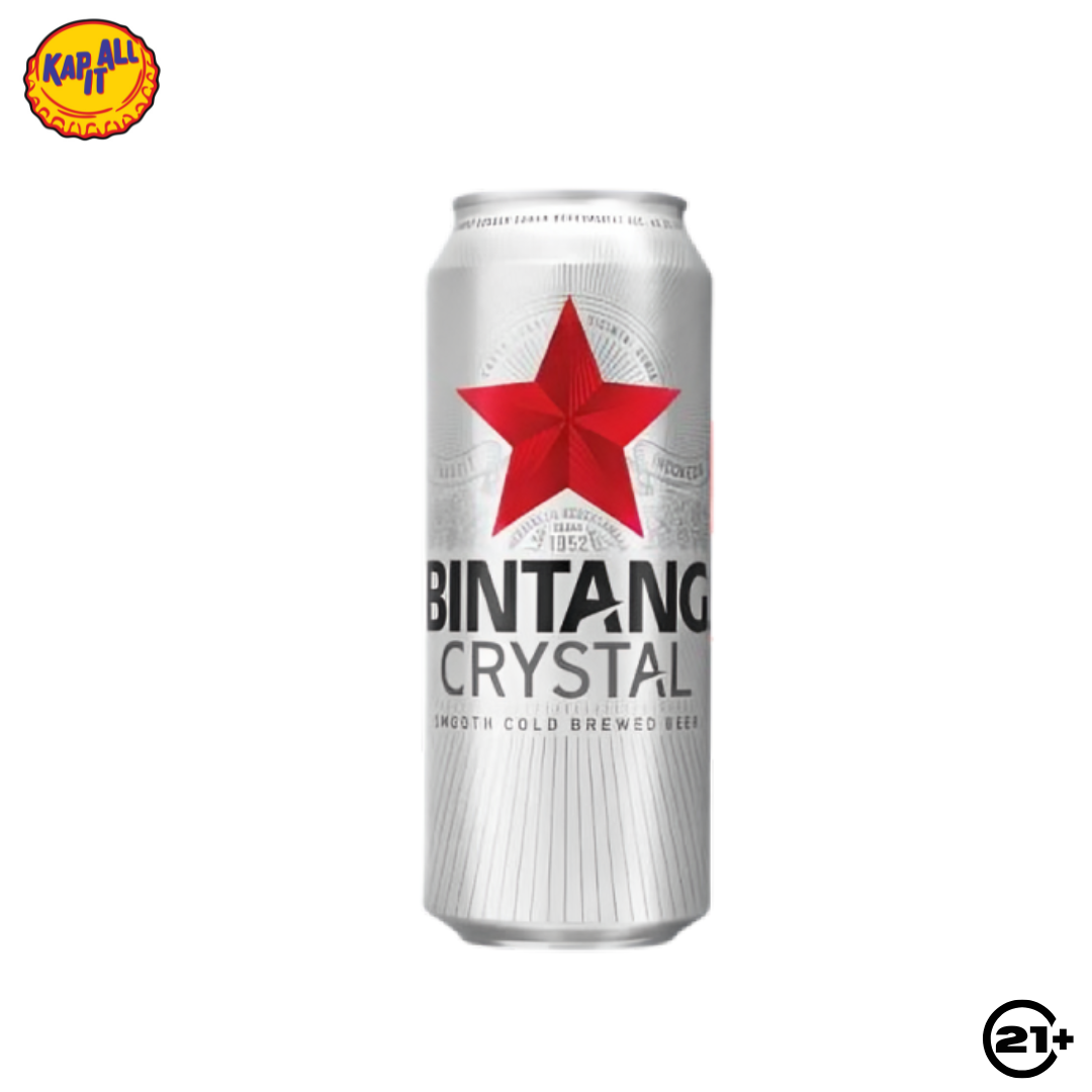 Beer Bintang Crystal Can 490ml