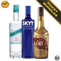 Mint Chocolate Martini Kit - Skyy Vodka Original 750ml + Licor 43 Chocolate Liqueur 700ml + Giffard Menthe Pastille 700ml