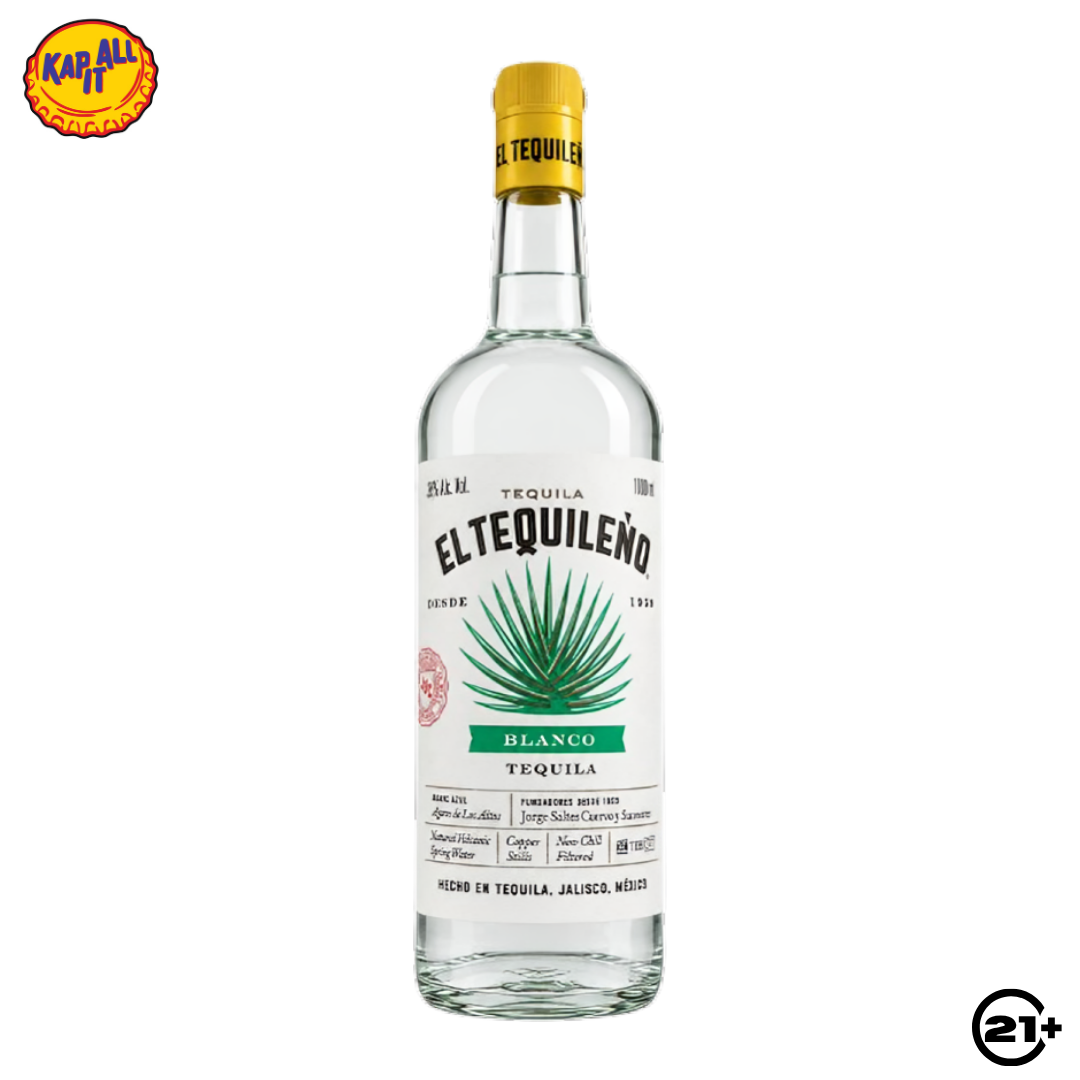 El Tequileno Blanco Tequila 1000ml