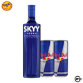 PAKET SKYY VODKA ORIGINAL 700ml + 2 RED BULL 250ml