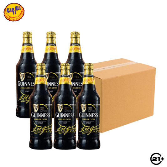 PAKET BEER GUINNESS FOREIGN EXTRA STOUT PINT 325ml - 1 DUS ( 24 BOTTLES)