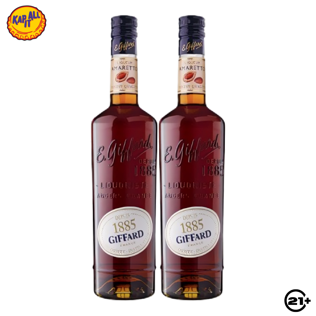 Twin Giffard Amaretto 700ml - 2 Bottles
