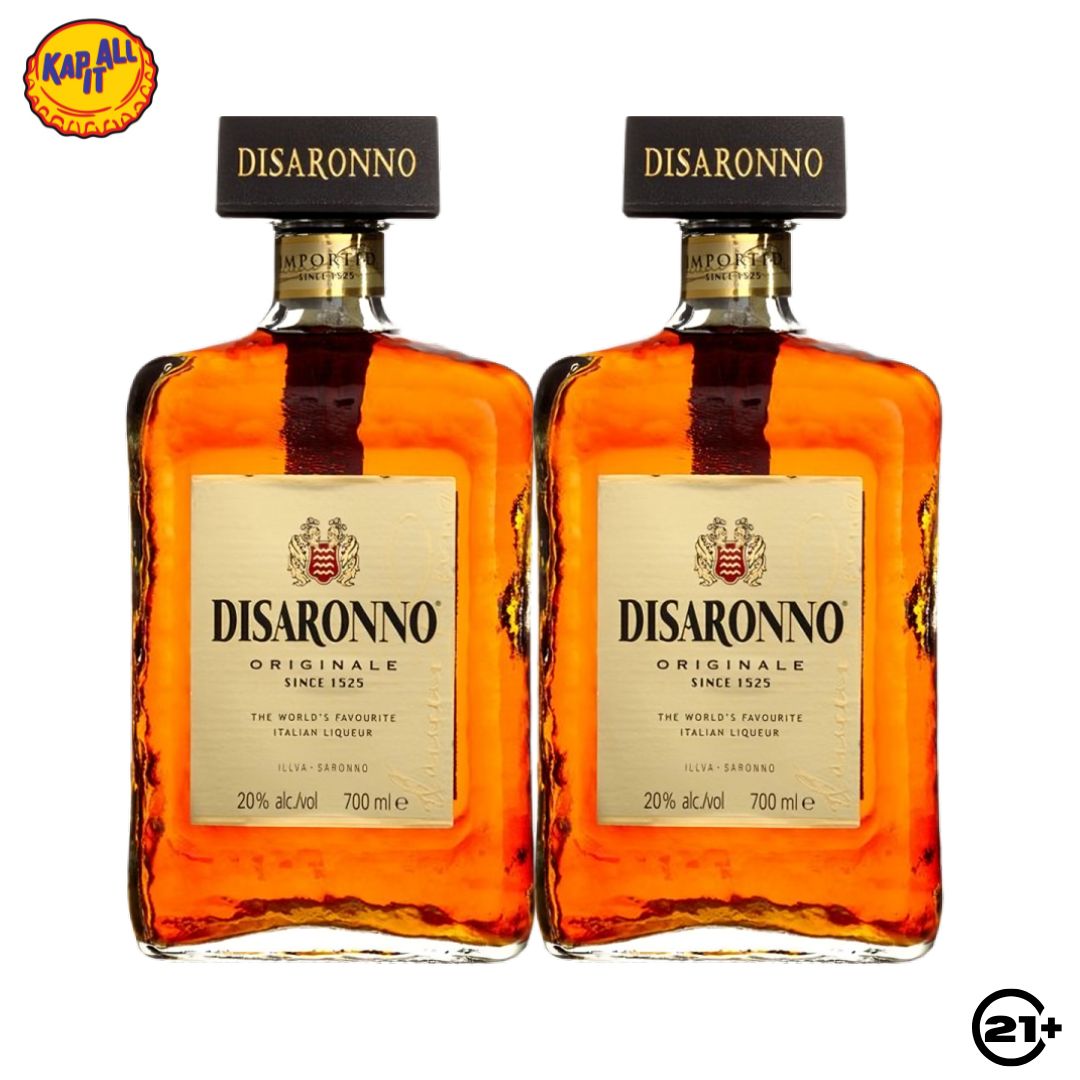 Twin Disaronno Originale Liqueur 700ml - 2 Bottles