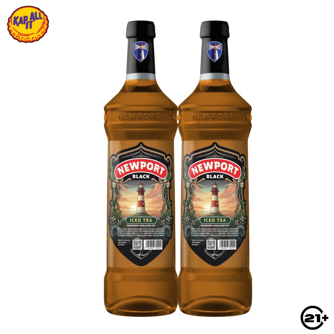 Twin Newport Vodka Black Iced Tea 620ml - 2 Bottles