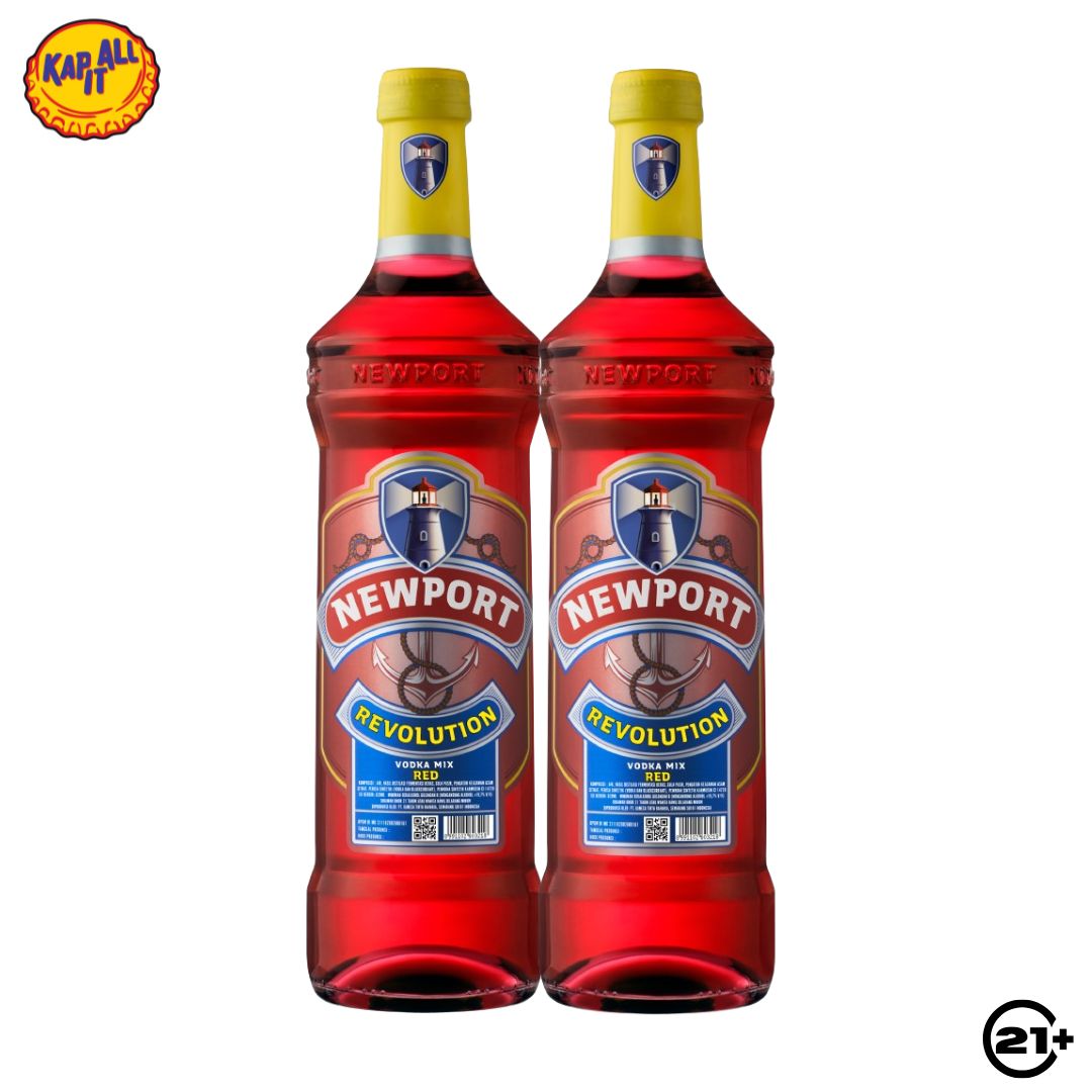 Twin Newport Vodka Revolution Red 620ml - 2 Bottle