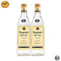 Twin Seagram's Extra Dry Gin 700ml - 2 Bottles