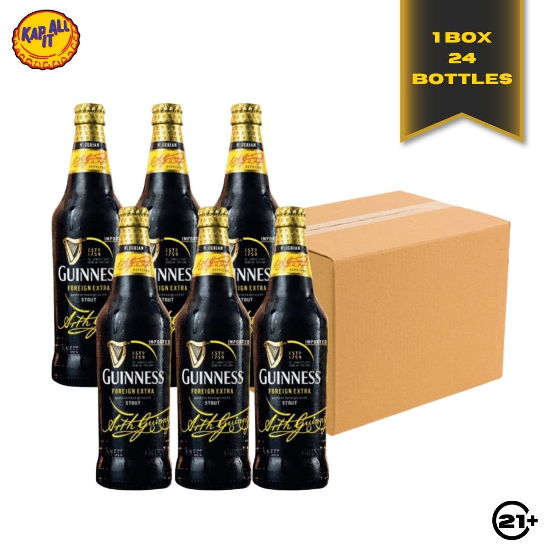 Bundles Guinness Foreign Extra Stout Pint 325ml - 1 Box 24 Bottles