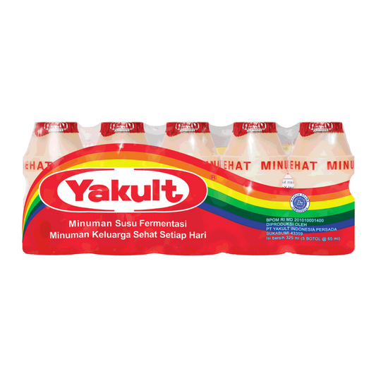YAKULT SUSU FERMENTASI 5x 65ml