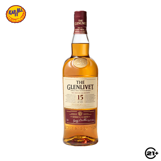 THE GLENLIVET 15 Y.O SINGLE MALT SCOTCH WHISKY 700ml