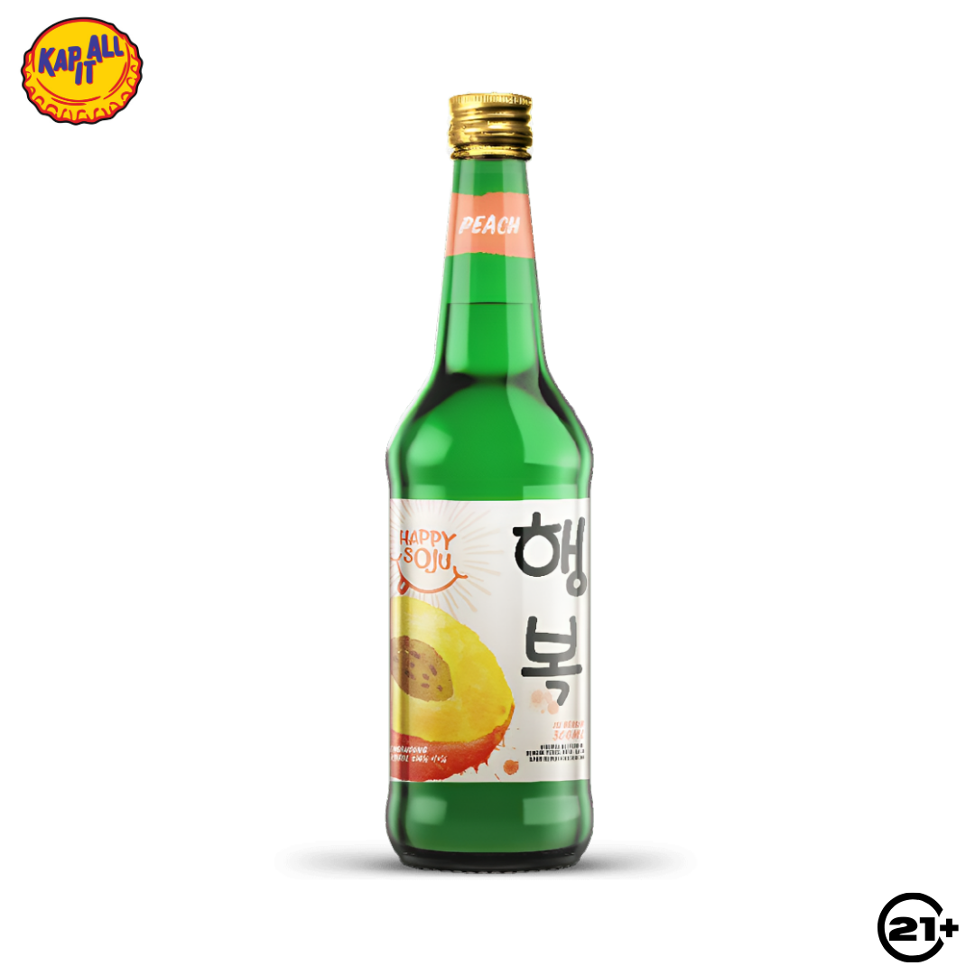 Happy Soju Peach 360ml