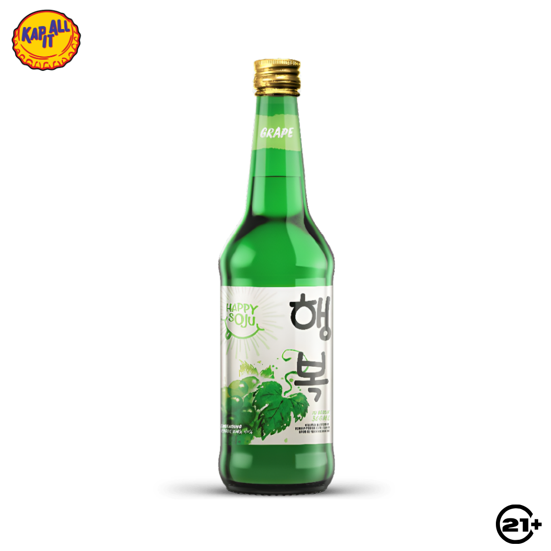Happy Soju Green Grape 360ml