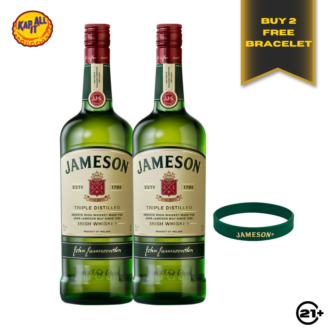 Bundles 2 Jameson Irish Whiskey 700ml Free Bracelet