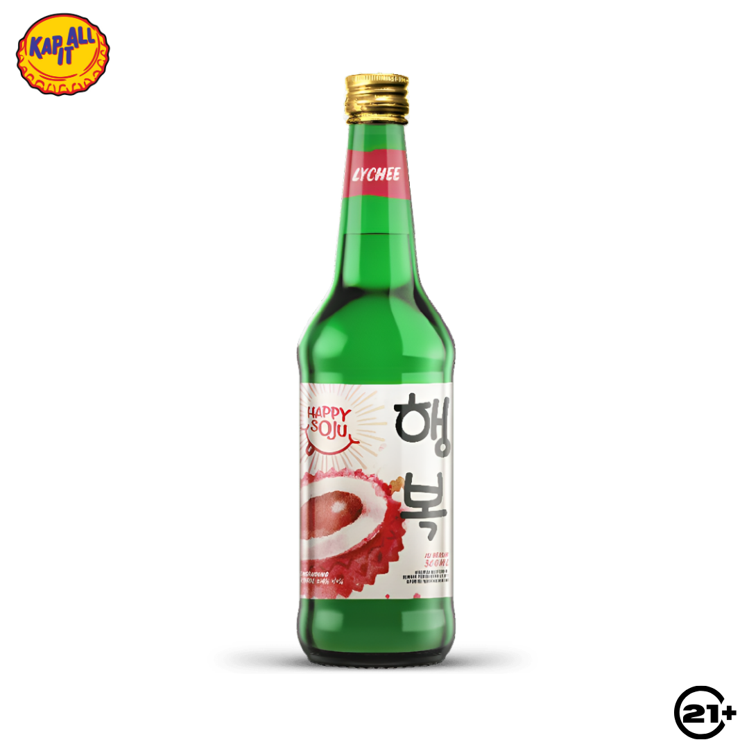 Happy Soju Lychee 360ml