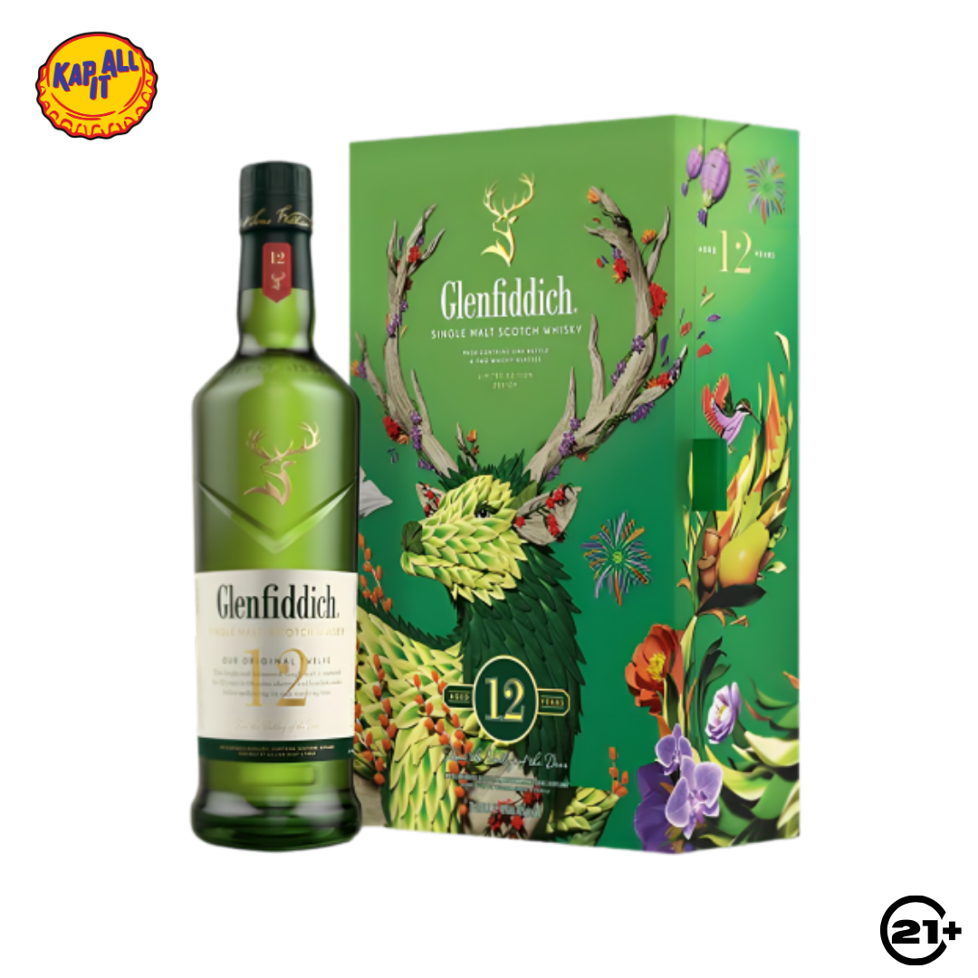 Glenfiddich 12 YO CNY Gift Set 700ml