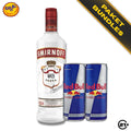 Bundles Smirnoff Original Red Vodka 750ml + Red Bull Energy Drink 250ml