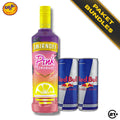 PAKET SMIRNOFF PINK LEMONADE VODKA 700ml + 2 RED BULL 250ml