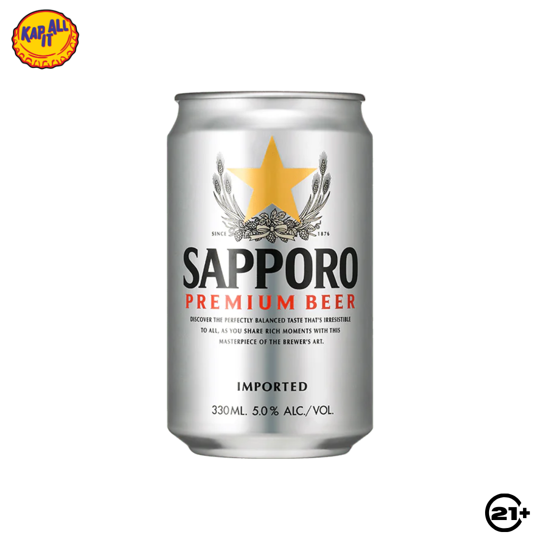 Sapporo Premium Beer Can 330ml