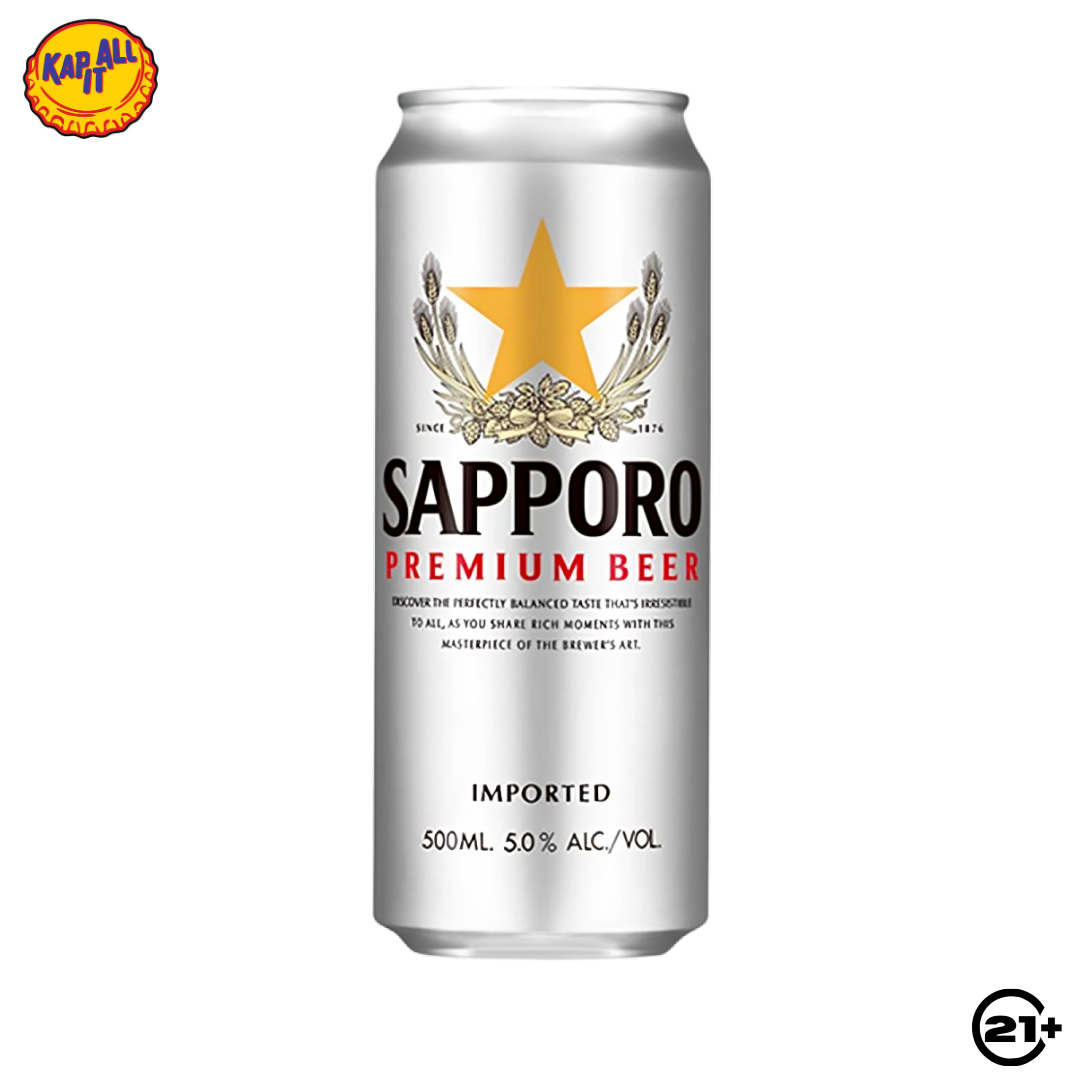Sapporo Premium Beer Can 500ml